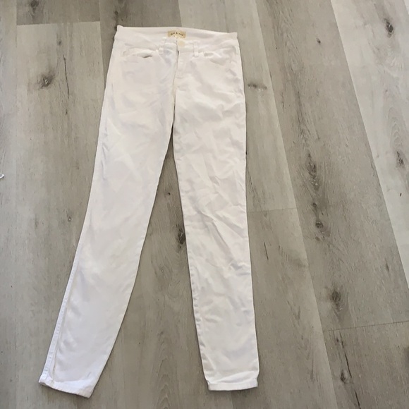 Anthropologie denim Cloth and Stone size 27 white jeans classic casual - Picture 2 of 11